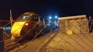 Two GWR 800 class trains parked up at Longrock, Cornwall tonight . 7th Jan  2026 23:04