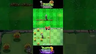 PVZ1 vs PVZ2 Team Plants vs Team Zombie   #pvz2   #plantsvszombies2 1080P 60FPS