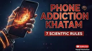 Phone Addiction khatam karne ka Scientific Tarika 🧠 | Hazqil Motivation