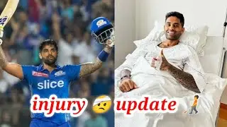 SURYAKUMAR YADAV'S SHOCKING INJURY UPDATE! #cricketnews