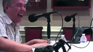 Bob Costas Dives Under Table