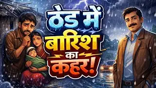 भयंकर ठंड में बारिश का कहर | ठंड का कहर हिंदी कहानी | Moral stories | Kahaniyan | Kahani | Stories