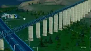 Sim City 5 (2013) : Mega Railway Bridge