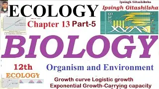 12th-Ecology-Population graph Logistic growth -Exponential growth-Nt=N0+(B+I)-(D+E)