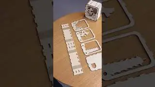 How to Make a Wooden Lamp with a CO₂ Laser | Beginner-Friendly Project #diy #lasercutting  #wood