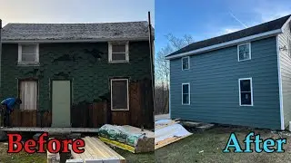 Our House Got a COMPLETE MAKEOVER! (New Siding & Windows)