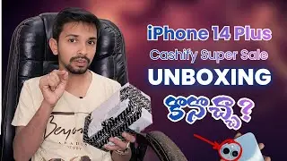 Cashify Super Sale B Grade iPhone 14 Plus Unboxing in Telugu