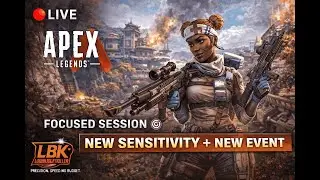 Focused Session 🎯 | New Sensitivity + New Event | Lifeline | Apex Legends
