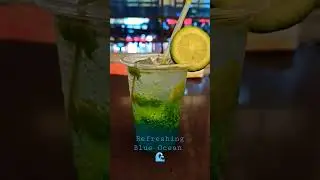 Refreshing Blue Ocean Drink #dailyvlog #travel #food #travelvlog #vlog #foodvlog