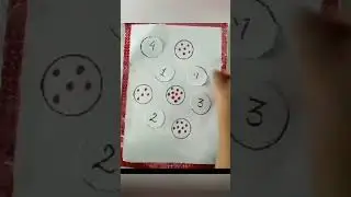 Easy way to teach kids number counting #countingskills#countingto10