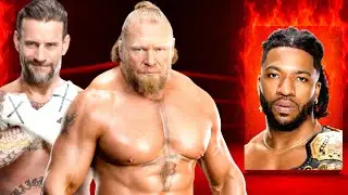 CM Punk Brock Lesnar Scott Steiner Vs Team Tricky Williams WWE 2K25 #71