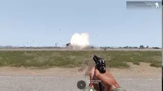 AC 130 Explosion Arma 3