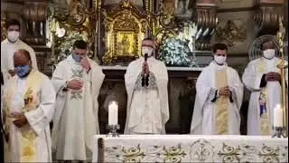 Apresenta&ccedil;&atilde;o da Fraternidade Servitana e Admiss&atilde;o aos Minist&eacute;rios.  Santu&aacute;rio do Valongo - Santos/SP