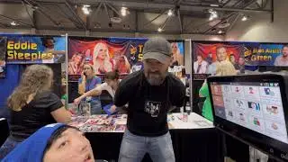Ivan interviews Brian Austin Green at Huntsville Comic and Pop Culture Expo 2025