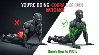 Cobra Stretch Correct Form Tutorial &ndash; Fix Lower Back Pain, Open Chest & Improve Flexibility Fast!