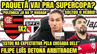 FILIPE LUÍS REVELA SE PAQUETÁ JOGA SUPERCOPA! 