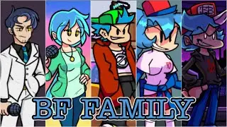 [FNF] VS BF Family | Friday Night Funkin' BF Dad, BF Mom, Older Bro, Big Sis, Big Bro mod Gameplay