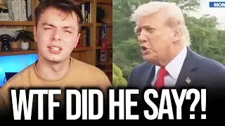 Trump Stuns Reporters with Weird Charlie Kirk Comment || Adam Mockler