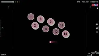 osu!lazer Hidden + Freeze Frame mod combo gameplay (autoplay)