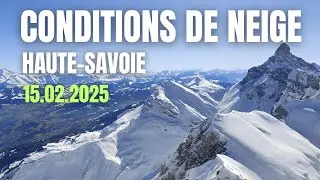 Snow conditions in Haute-Savoie as of February 15, 2025 [EVOLUTION]