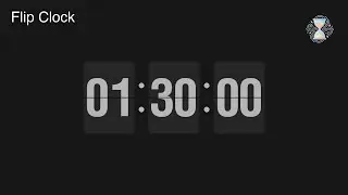 1 Hour 30 Minute Timer ⏱️ Flip Clock Countdown | Movie Length Timer - ChronoFlow