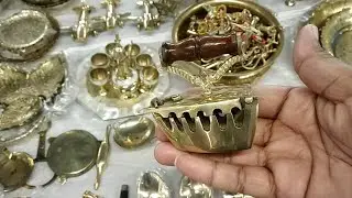 Miniature Brass Kitchen Sets|| Bangalore Brass Miniature Sets&Home Decors Shopping||Kitchen Sets
