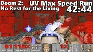 Doom 2: No Rest for the Living UV Max Speed Run World Record in 42:44