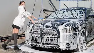 28歳独身アメ車女子、あけおめ洗車してきました！