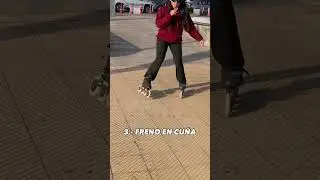 5 FORMAS DE FRENAR EN PATINES #patinesenlinea #patinaje #rollerskating #skating #comopatinar