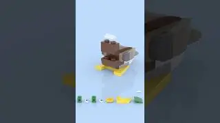 LEGO Little Mallard Duck 🦆💛 Cutest Brick Quacker Ever! 🌿✨ #lego