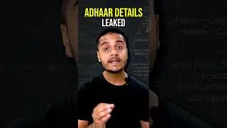 Your Aadhar Details Leaked !