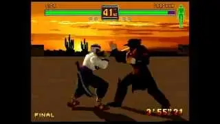 Fighters Megamix (Sega Saturn) 1P Mode as Siba