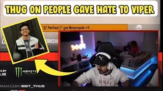 🇮🇳THUG ON VIPER GETTING HATE AFTER ELIMINATE IN BGIS 😢