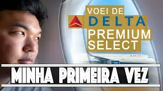 COMO E VOAR DE DELTA PREMIUM SELECT,  IGUAL BUSINESS CLASS? COMIDA DE AVI&Atilde;O Lu Yoshi Estados Unidos