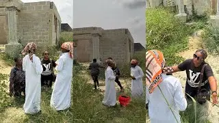 Жительница Великобритании была шокирована, когда во время молитвы пророчицы-близнеца на ее участк...