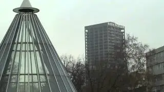 Frankfurt AfE Tower Demolition  Frankfurt uni Turm Sprengung