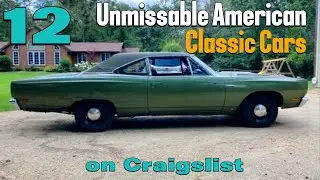 Discover the 12 Hottest American Classic Cars for Sale on Craigslist!