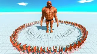 100 Romanus Spear Thrower Circle Animal Revolt Battle Simulator