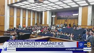 Richmonders protest immigration enforcement at City Hall during City Council meeting