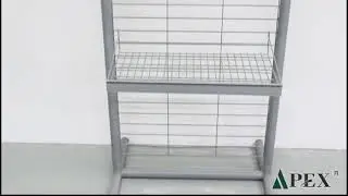 New floor metal display stand for store supermarket