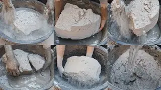 Enormous Chunks || Grainy Cement || Very Dusty And Crispy || Dry/Water 💦💦