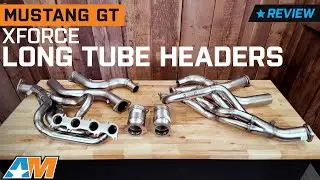 2018-2023 Mustang GT XForce 1-7/8 x 3-Inch Long Tube Headers Review & Install