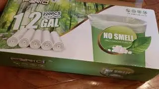 Small clear trash bags FORID 1.2 gallons garbage bags