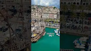 Italy, Port of Genova #traveltipsro #liguria #genoa #fishport #pirates #boat #drone #exploreitaly