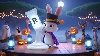 ABC Colorful Halloween Animals Song _ Little Bunny Magician&rsquo;s Show _ ABCs & Colors Song For Kids