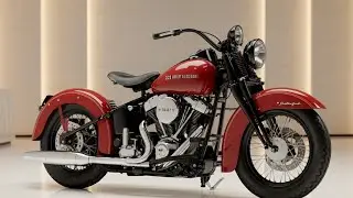 Harley-Davidson Flathead 2025 | Bold Red Beauty in a Luxury Showroom