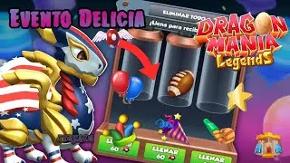 Asi Gane al Dragon Estrellado y Dragon Patriota en Evento Delicia de Dragon - Dragon Mania Legends