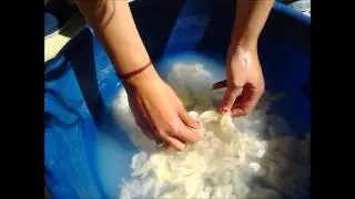 Proceso artesanal de la lana