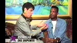 Estrellas Del Deporte Con Milagros García - Pedro Martinez