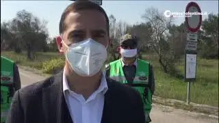 Lecce blindata e silenziosa: le immagini dei droni in azione. La Pasqua pi&ugrave; anomala di sempre